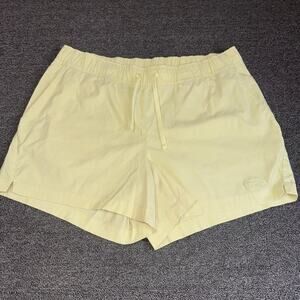 The North Face Class V Nylon Pale Lime Yellow Comfort Shorts Women's XL Gorpcore